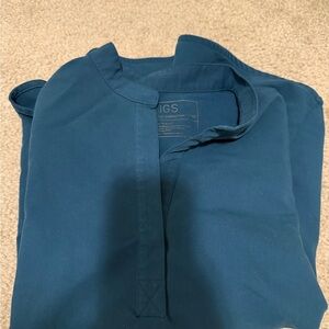 Figs Women's Teal Rafaela Top